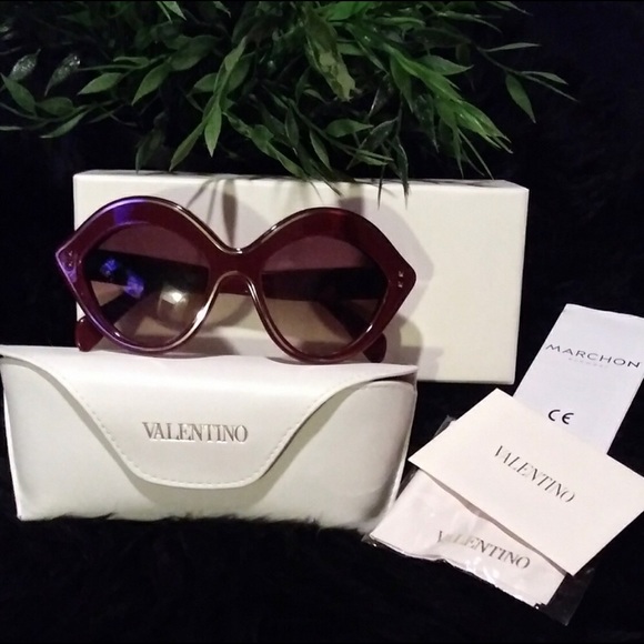 Valentino Accessories - Valentino Scarlet Cat Eye Sunglasses